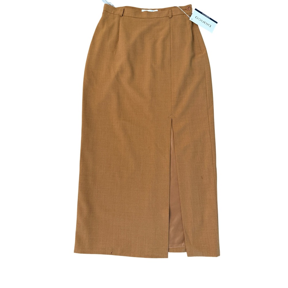 Bianca Germany Womens Brown Maxi Skirt Suit sz 38 - Picture 4 of 13